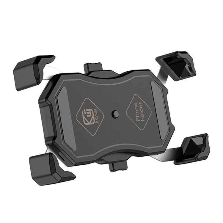 Phone holder cradle mount with secure clamp arms and side support grips