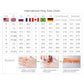 International ring size chart with USA, UK, EU sizes, circumference, and diameter