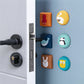 Assorted animal silicone wall pads with door-handle and latch bumpers