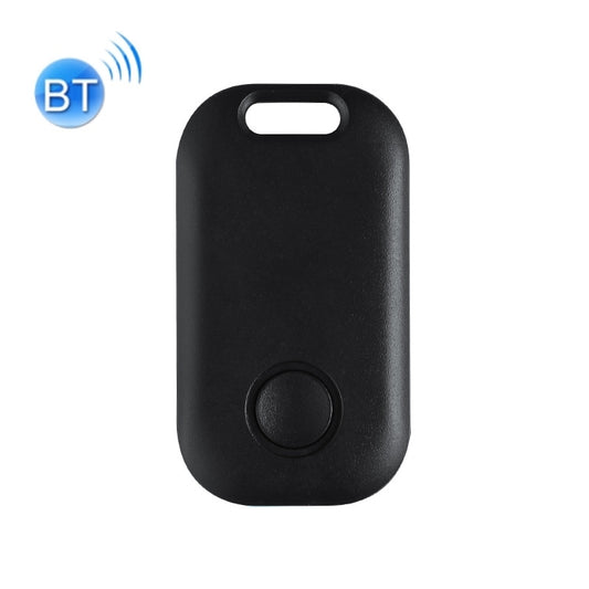 Black square Bluetooth anti-lost key and luggage tracker with round button