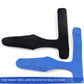 Black and blue elastic pole guard cap pieces with matching lashing strap sleeve