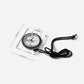 2-in-1 outdoor compass with ruler scale marks and black braided lanyard rope