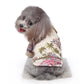 Dog beach shirt with beige tropical palm and car graphic print