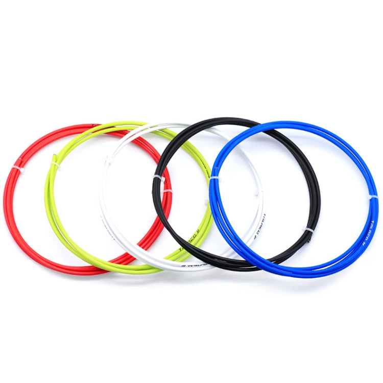 2-piece bicycle road line tube set with red, green, blue, and black cable loops