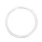 White bike line tube, circular cable loop set for folding road bikes