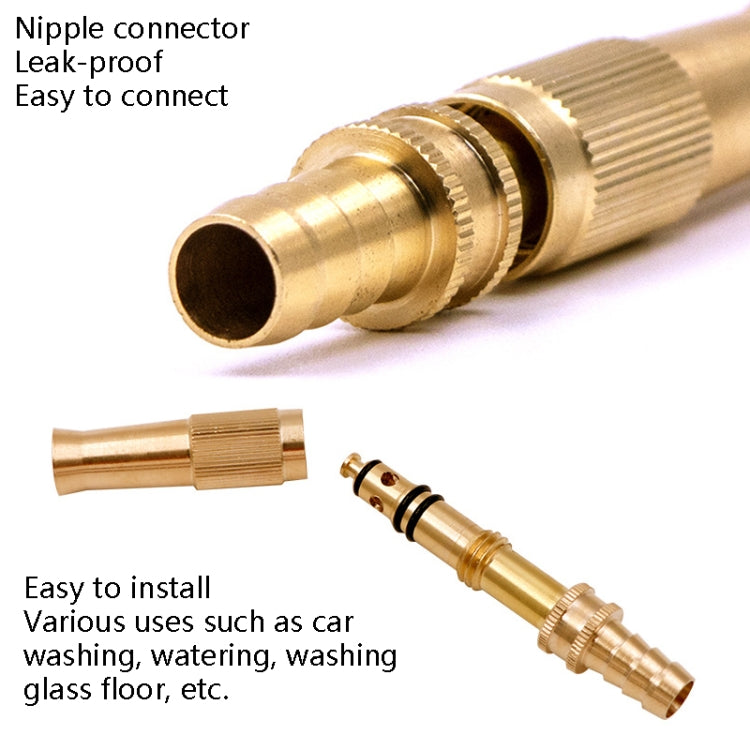 Brass sprinkler connector with leak-proof seal and easy-connect fittings