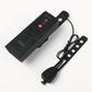 Black bicycle mount speaker with attached cable and light bracket