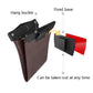 Car trash storage bag with hanging buckle and fixed base for secure mounting