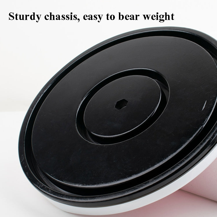 Black sturdy underside of twisting fitness disc