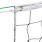 Beach volleyball net top hem with rope lashing and brass grommet