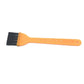 Robot vacuum filter cleaning brush with orange handle and black bristles