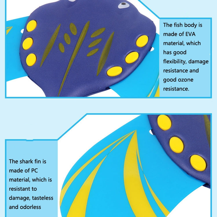 Close-up devil fish water toy with yellow spots and long fin details