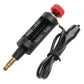 Spark plug test pen with brass tip, red cap, and attached black power cable
