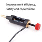 Spark plug test pen with red knob, brass connector, and black lead wire