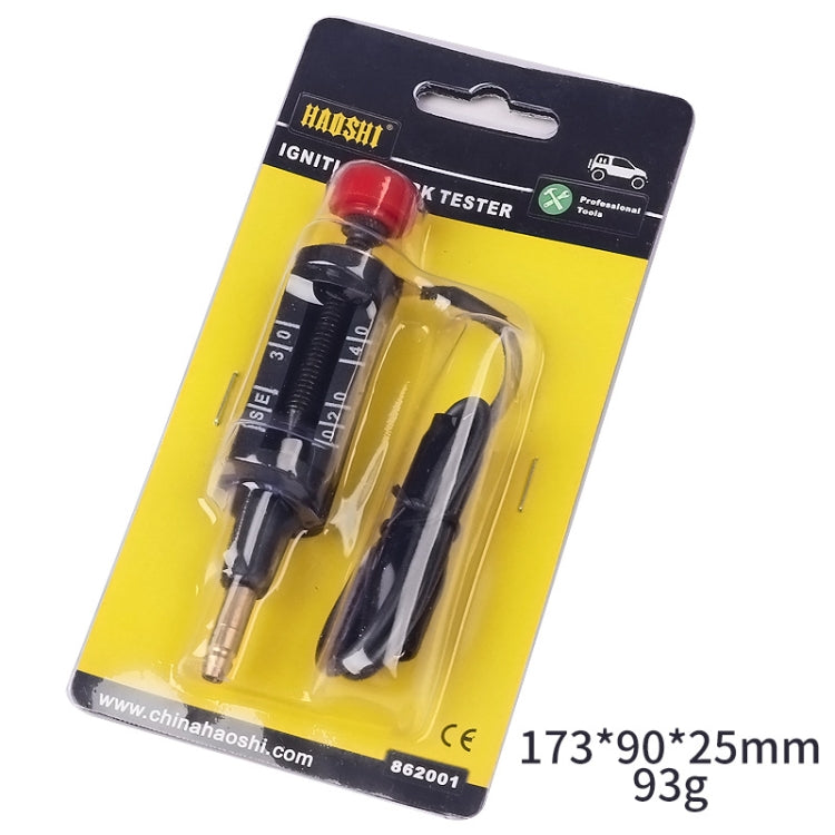 HAILSHI spark plug tester kit blister pack with red cap and black pen