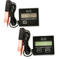 Clip version pulse engine tachometer with LCD RPM display and sensor cable