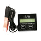 Pulse engine tachometer with clip sensor cable and backlit LCD RPM screen