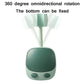 Mint green adjustable shower head bracket with telescopic arm and square holder