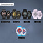 Assorted waterproof luminous sport electronic watches with smooth rubber straps