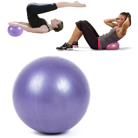 PVC yoga balance ball, 25 cm, purple ball for core workout