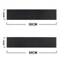 Black hook-and-loop fastener strips, 50cm length and 10cm width measurements shown