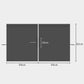 Car privacy curtain size diagram: two panels, 69cm wide, 82cm high