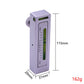 White camber adjustment level tool with green vial and labeled scale window, 115mm