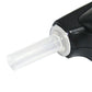 Alcohol tester mouthpiece adapter with clear tube attachment close-up