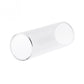 Clear cylindrical guitar slide bar