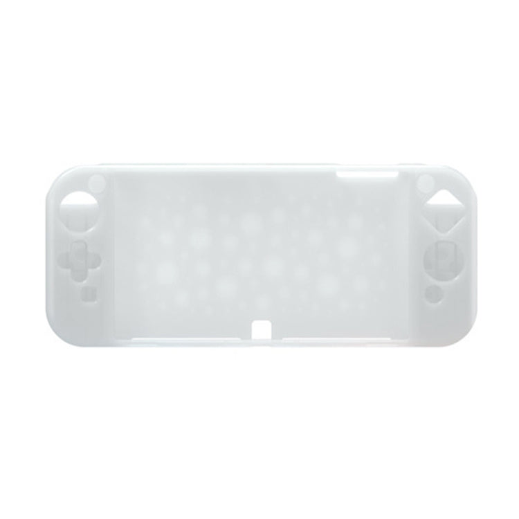 White soft protective case for Nintendo Switch OLED with front cutouts and grips