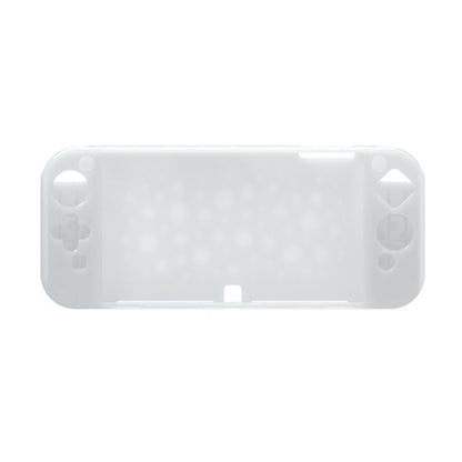 White soft protective case for Nintendo Switch OLED with front cutouts and grips