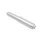 Chrome retractable toilet paper holder roller arm, cylindrical sleeve with end tip