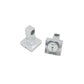 Square wall mounting bracket with screw plate for retractable toilet paper holder