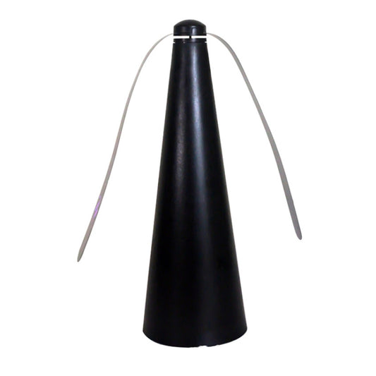 Black automatic fly trap fan with arcing rods