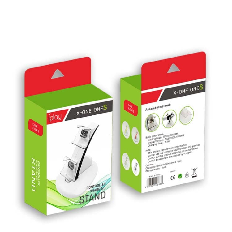 Retail box packaging for dual controller charging stand