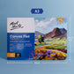 Oil acrylic painting canvas pad, A3 size pack of textured canvas paper sheets