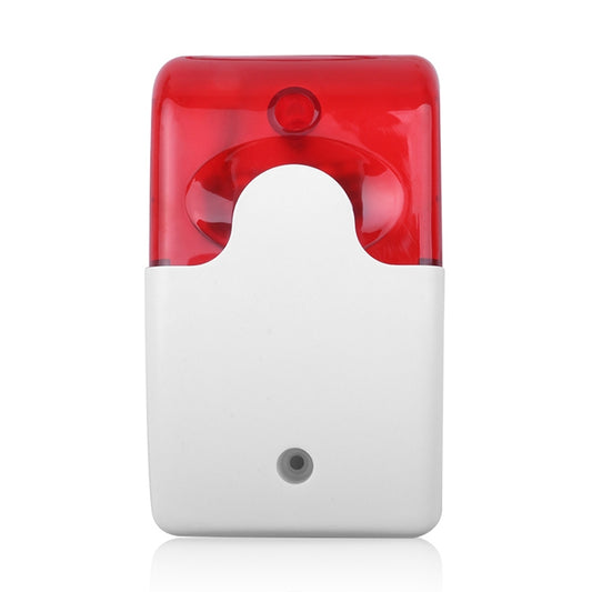 Red sound and light alarm call button, wall-mount siren/strobe unit