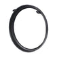 Black circular protective headlight housing ring with small tabs