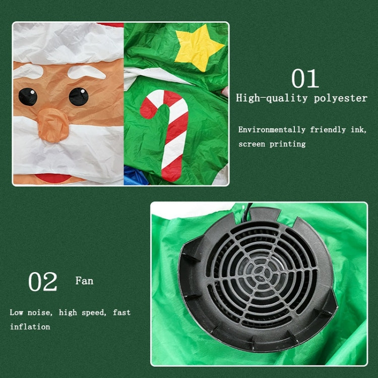 Inflatable LED decoration fan and high-quality polyester printing close-up