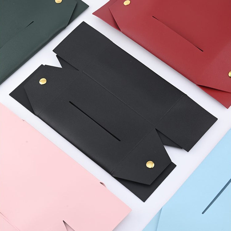 Set of car tissue box holders in black, red, green, and other colors