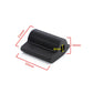 Black textured motorcycle gear shift cover with size markings