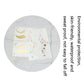 Assorted glitter face tattoo sticker set on backing card, waterproof hot stamping