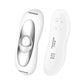 White wireless sleep aid device with oval sensor and side control buttons