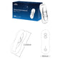 White sleep instrument device with control panel, shown with blue product box