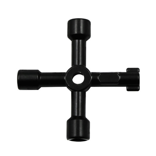 Black elevator water meter cross key inner triangle wrench