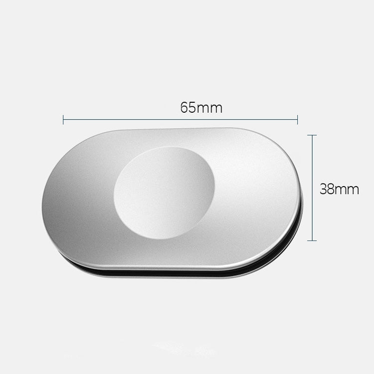 Silver rain scraper dimensions shown: 65mm length, 38mm height, oval body