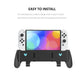 White protective grip case with slide-on design and stand support