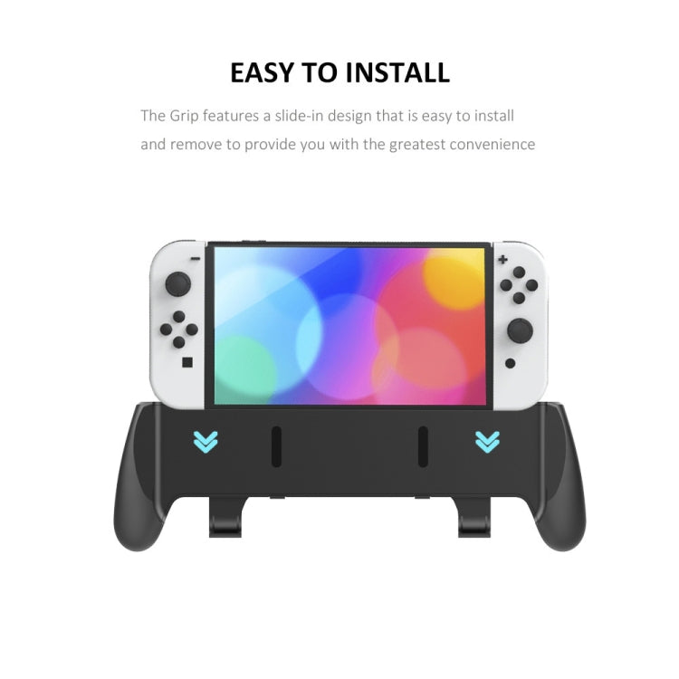 White protective grip case with slide-on design and stand support