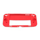 Red silicone protective case for Switch OLED with screen opening and vent grid side cutouts