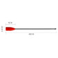 Golf training stick showing 49 cm length and red 9 cm head
